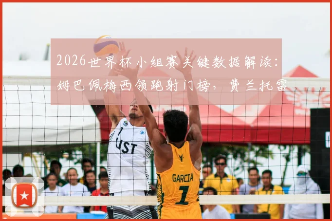 2026世界杯小组赛关键数据解读：姆巴佩梅西领跑射门榜，费兰托雷斯为何成为“xG杀手”？
